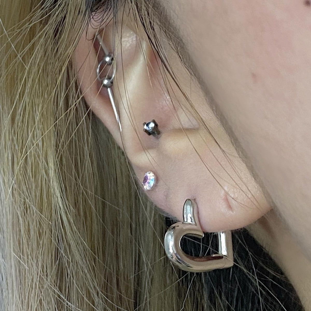 ★TATIANA★ Silver 925 Lumi Heart Hoop Earrings EC3179 50073 MUSINSA | TATIANA (Silver 925) Lumi Heart Hoop Earrings EC3179