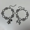 Star heart piercing bracelet