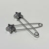 Star safety pin