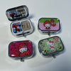 Red strawberry kitty mirror mini case
