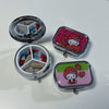 Red strawberry kitty mirror mini case