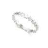 Stars sterling silver ring