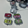 Red strawberry kitty mirror mini case
