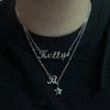 Custom letter necklace