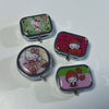 Red strawberry kitty mirror mini case