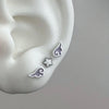 Pastel purple star wing piercing set