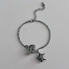 Custom initial and letter bracelet set