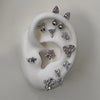 Cat ear piercing