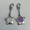 star clock keychain