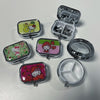 Red strawberry kitty mirror mini case
