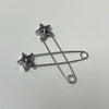 Star safety pin