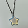 Hologram star necklace