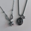 Double wing star necklace