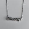 Custom letter necklace