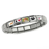 6 photo custom italian charm bracelet