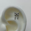 Silverwing butterfly drop piercing