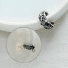 Antique black cubic frame earcuff