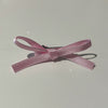 Classic pink ribbon hair clip