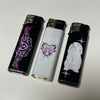 Pink heart lighter