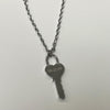 Custom heart key necklace