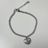 Custom engrave heart bracelet