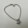 Custom engrave matte star bracelet