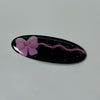 Ribbon black hair clip