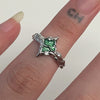 Green antique ring