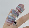 holographic purple wave ring