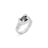 Claw black sterling silver ring (pre-order only)