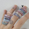 holographic ball plum wave ring