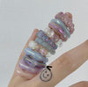 holographic navy purple ring
