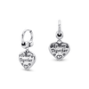 Forever together hoop earrings