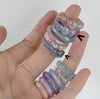 holographic ball navy purple ring