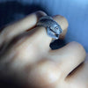 Coy fish silver ring