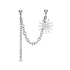 Sun chain double piercing