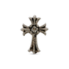 Goth cross piercing