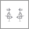 Sparkle drop earrings