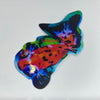 Black and orange fish sticker