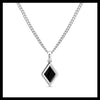 Black diamond necklace