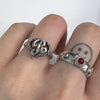 J TO R  Initial sterling silver ring(pre-order only)