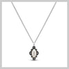 Sterling silver Swal pearl necklace