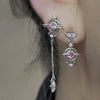 Princess spike heart and space necklace and earrings set (20% off)