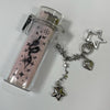 Sparkle strawberry star lighter keychain case