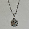 3D Star dice chain necklace