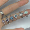 Sterling silver 6 ring set (20% off)