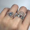 Moon sparkle ring
