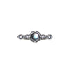 labradorite gem silver ring