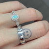 Sterling silver 6 ring set (20% off)