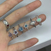 Sterling silver 6 ring set (20% off)